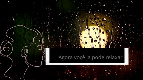 "Relaxe e durma profundamente com o som da chuva"