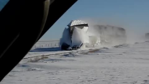 Train Snow Plowing