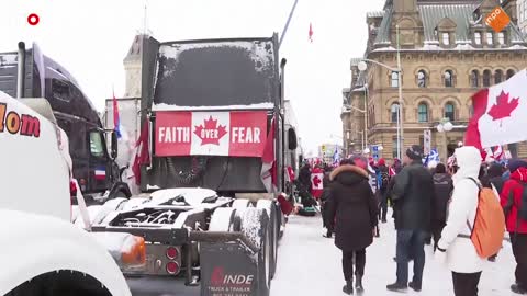 Canadian trucker protests are coming under more pressure