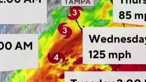 Hurricane lan strengthened to a Category 3 storm, as it barrels toward Florida