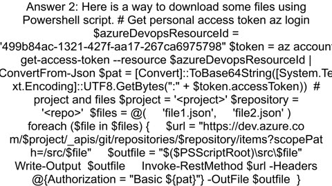 Get file from azure devops repository using rest api