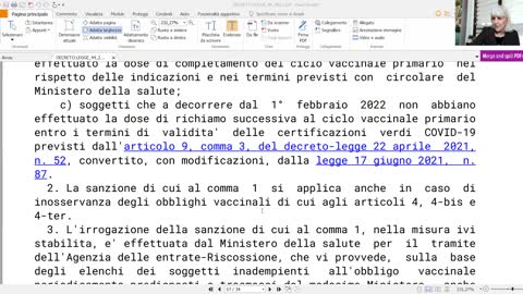 OBBLIGO VACCINALE: LA SANZIONE EURO 100 NON SOLO PER OVER 50