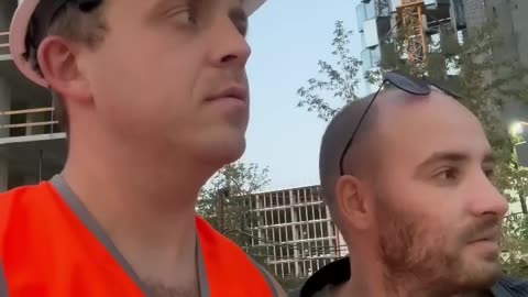 Funny video Обычный день на обычной стройке🪜🦺 an ordinary day at an ordinary construction site