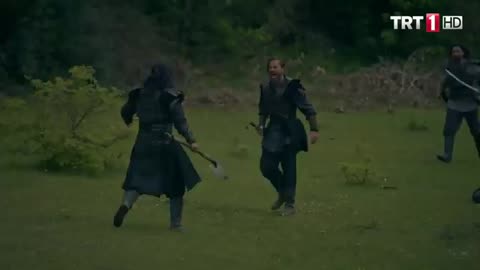 Ertugrul gazi and it's friends fighting with mangol