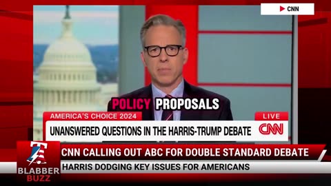 CNN Calling Out ABC For Double Standard Debate