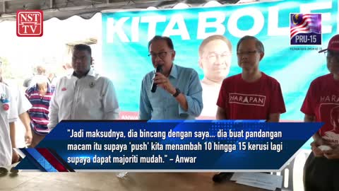 PRU15: Beza sasaran kerusi bukan sebab tidak sehaluan - Anwar