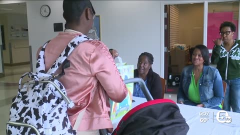 Local moms gather to take part in the Cleveland Central Community Baby Shower