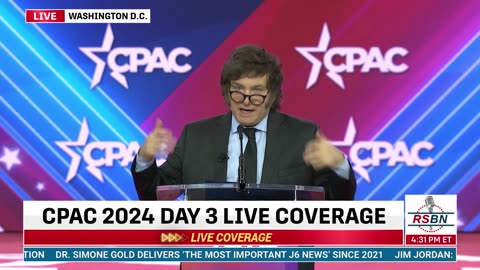 FULL SPEECH: Javier Milei Addresses CPAC in DC 2024 - 2/24/24