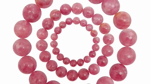 Rhodonite Rondelle bead gemstone stretch bracelet beautiful bracelet gift for her 20240213-05-08