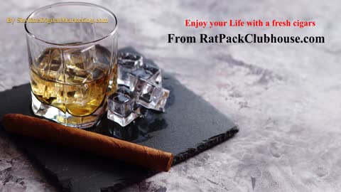 Rat Pack Clubhouse Cigars and Whiskey