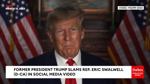 Trump Laces Into 'Idiot Of A Congressman' Eric Swalwell In Vicious Social Media Video