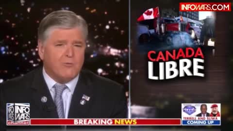 Alex Jones & David Ike Discuss Canada + Hannity clip rebuking Trudeau’s fascist authoritarianism