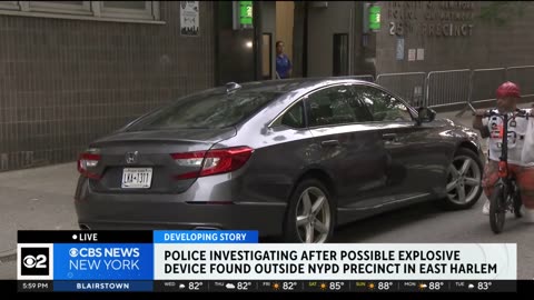 BREAKING Bomb Squad investigating device found in vehicle outside NYPD precinct