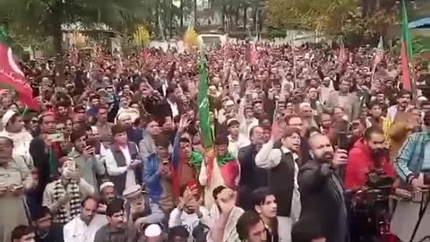 PTI swat jelsaa without imran khan appearance