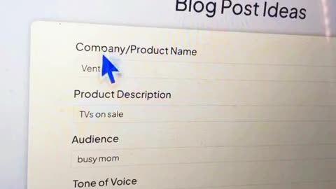 Ai Blogs Ideas Tool