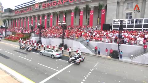 Prime Minister Lee Hsien Loong arrives at NDP 2019_Cut