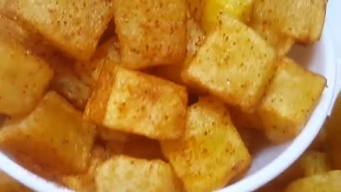 Five minutes recipe potato snacks