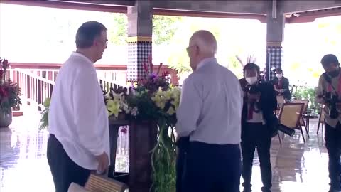 79-Year-Old Joe Biden Trips on Stairs During G20 Mangrove Tour