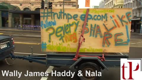 Adelaide Freedom Rally featuring truthPeep trailer