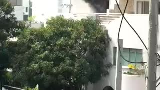 Incendio de casa en Castillogrande