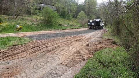 Installing Culvert pipes and Driveway repair