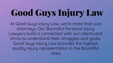 Bountiful Car Accident Attorney