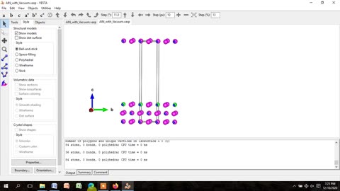 Add Vacuum (001) AlN (Alluminium Nitride) and Doping using VESTA Software