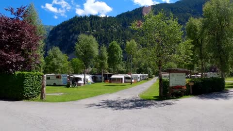 The beautiful Lauterbrunen Valley in Switzerland, a summer hiking trip