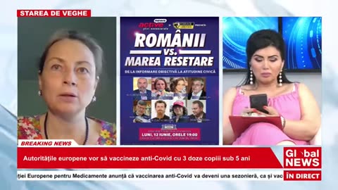 Dr. Geanina Hagimă la GlobalNews despre Marea Resetare și Conferința ActiveNews de la Cluj