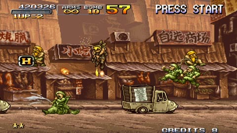 Metal Slug 2 Mission 04 #gamer #retrogaming #arcadegame #metalslug