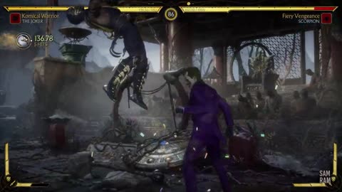 Mortal Kombat 11 - Scorpion Vs The Joker (Very Hard)