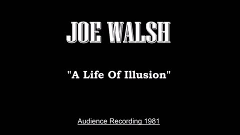 Joe Walsh - A Life of Illusion (Live in Osaka, Japan 1981) Audience