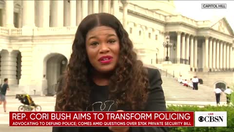 Face of Liberal Insanity: Cori Bush needs security, but you don't.