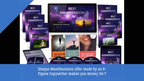 Unique Manifestation offer made by an 8-Figure Copywriter makes you money 247