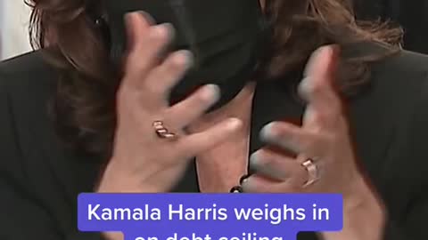 Kamala Harris weighs in on debt ceiling