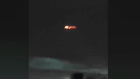 Fiery UFO over Russia