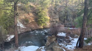 Whychus Creek Flowing Through Canyon – Central Oregon