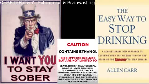 The Easy Way to STOP Drinking: Chapter 6 & 7, Exhilaration & Brainwashing