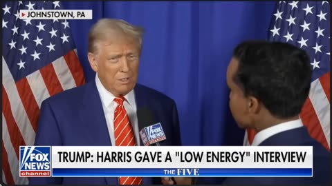 President Trump Reacts To Kamala's CNN Interview on The Five (Fox)