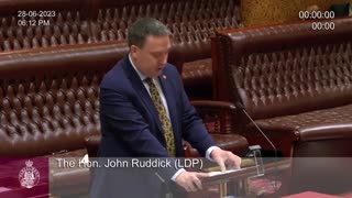 John Ruddick MLC on Covid. Censored on YT