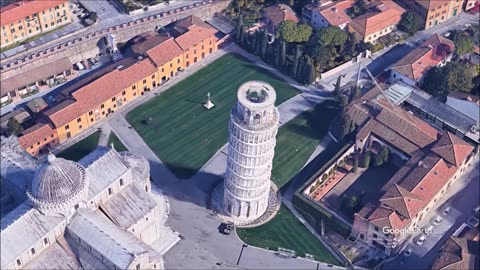 The Leaning Tower of Pisa in Pisa, Italy