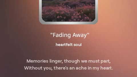 Fading Away