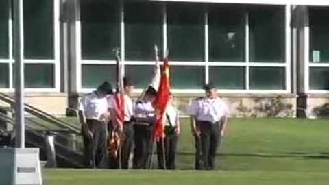 The Flag of Communist China Honored at the Massachusetts Maritime Academy