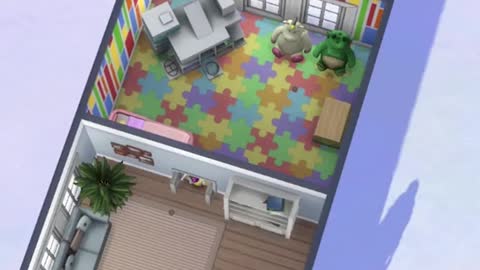 here is how to make toddlers use dog doors in the sims lol