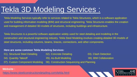 Tekla 3D Modeling Services