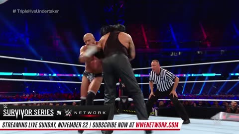 Full Match - Undertaker Vs Triple H - No Disqualification Round