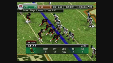 NCAA Football08 (Ps2) Eastern Michigan vs Oregon State Part3