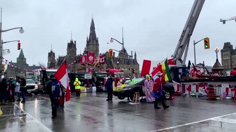 Police arrest dozens blockading Canada's capital