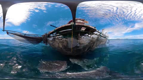 Swim With The Biggest Fish In The Ocean | VR 360 | Seven Worlds, One Planet