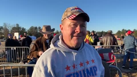 Trump Supporters Interview at Montgomery County Fairgrounds in Conroe, Texas